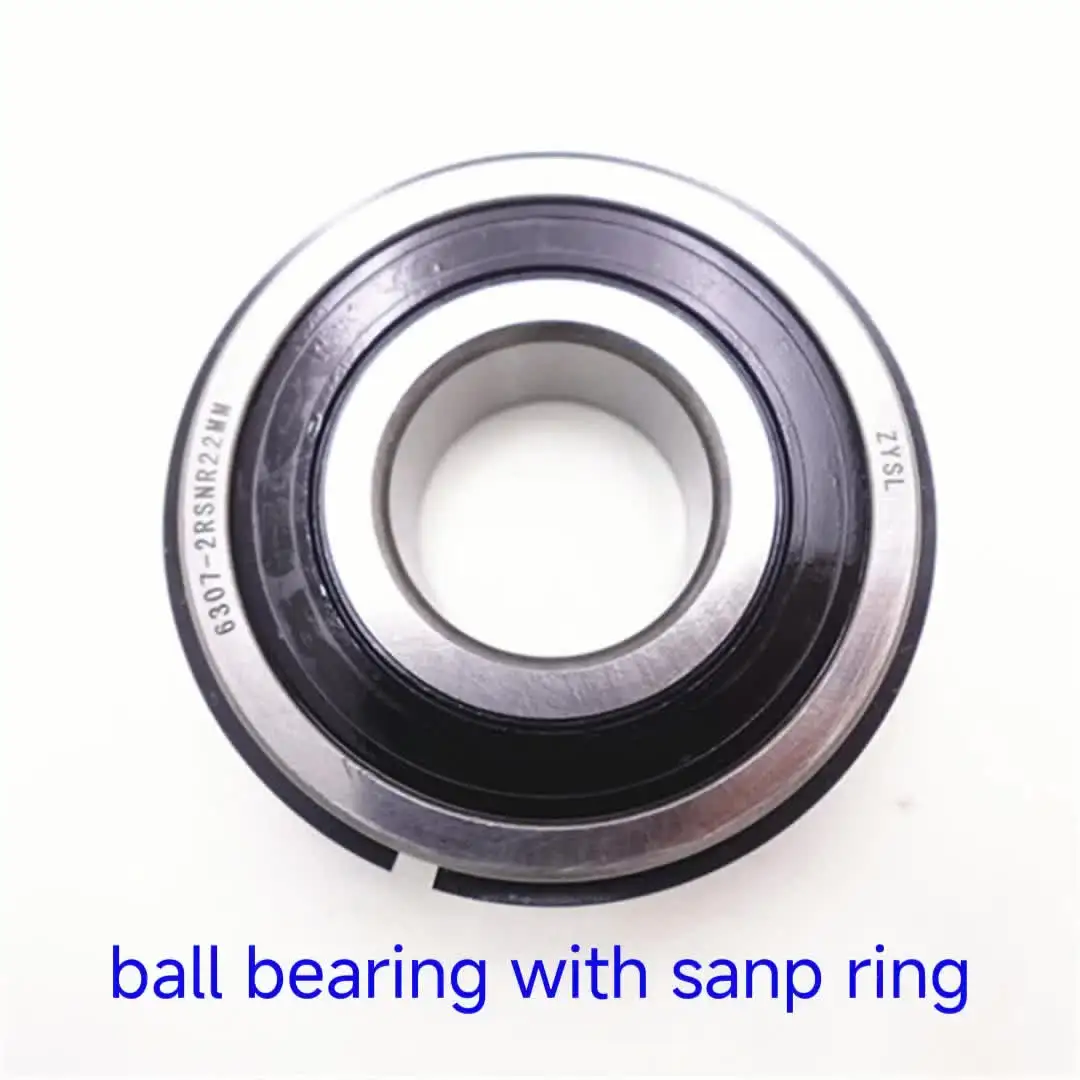 10*35*11MM Size 6300 2RS 6300 2RSNR Deep Groove Ball Bearing With Snap Ring