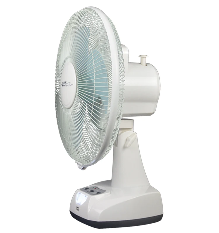 desk fan 12 inch rechargeable 12v dc table fan