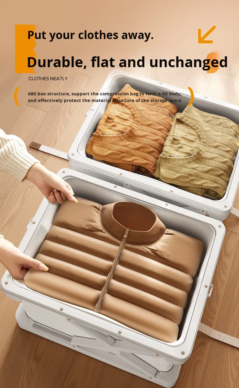 Ant Box Plastic Foldable Vacuum Storage Box Anti-mildew Moisture-proof ...