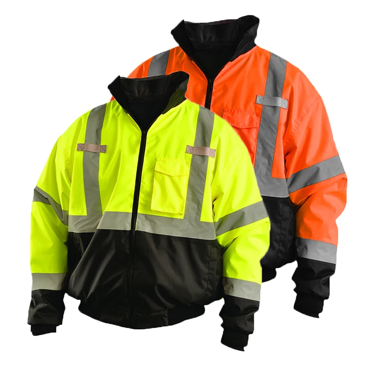 Zuja Sample Available Reflector Jackets Winter Safety Reflective Road ...