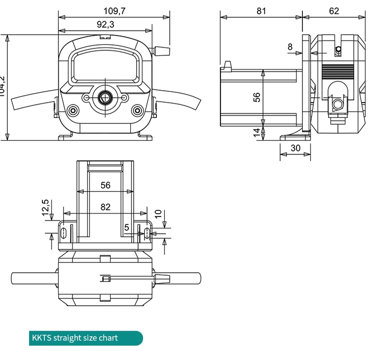 Kamoer KKDD Peristaltik Pumpe 12V - 1240ml/min Für Flüssigkeitstransfer