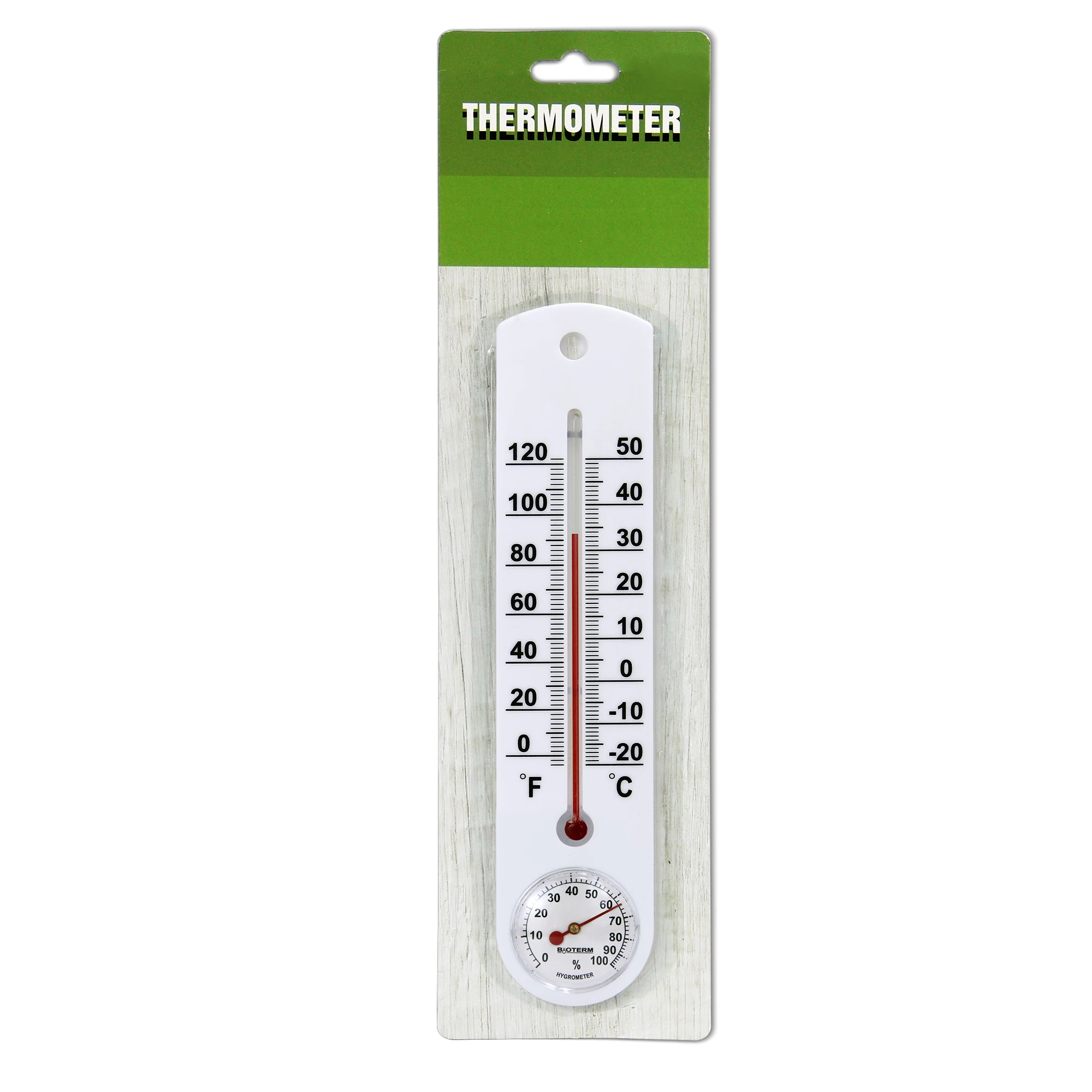 Plastic Liquid Instant Read Indoor Outdoor Thermometer And