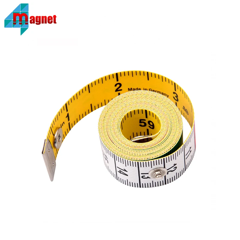 Regla magn/ética flexible de 100 cm 36 pulgadas amarillo