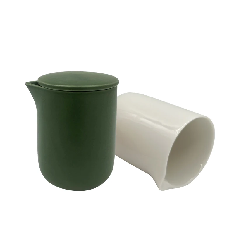 Empty Candle Container Vessel Custom Ceramic Massage Oil Candle Jar