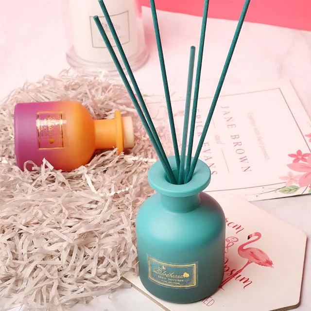 120ml Hawaii beach aromatherapy Reed Diffuser Oil Refill with Reed Sticks 