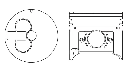 Corsa Tercel 1N-T 1NT 1N Diesel Engine Piston Kit 1310155020