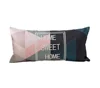 Modern Simple Style Cotton Linen Home Sofa Pillow Office Chair Car Waist Pillow