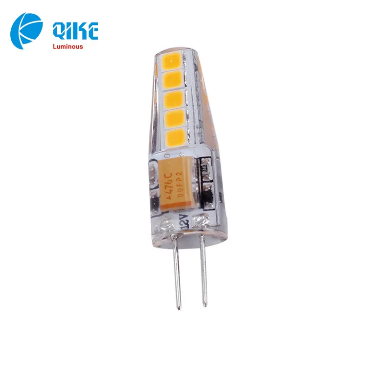 2W G4 LED Light Bulb Mini type Bi-Pin Base 12V Warm White 3000k