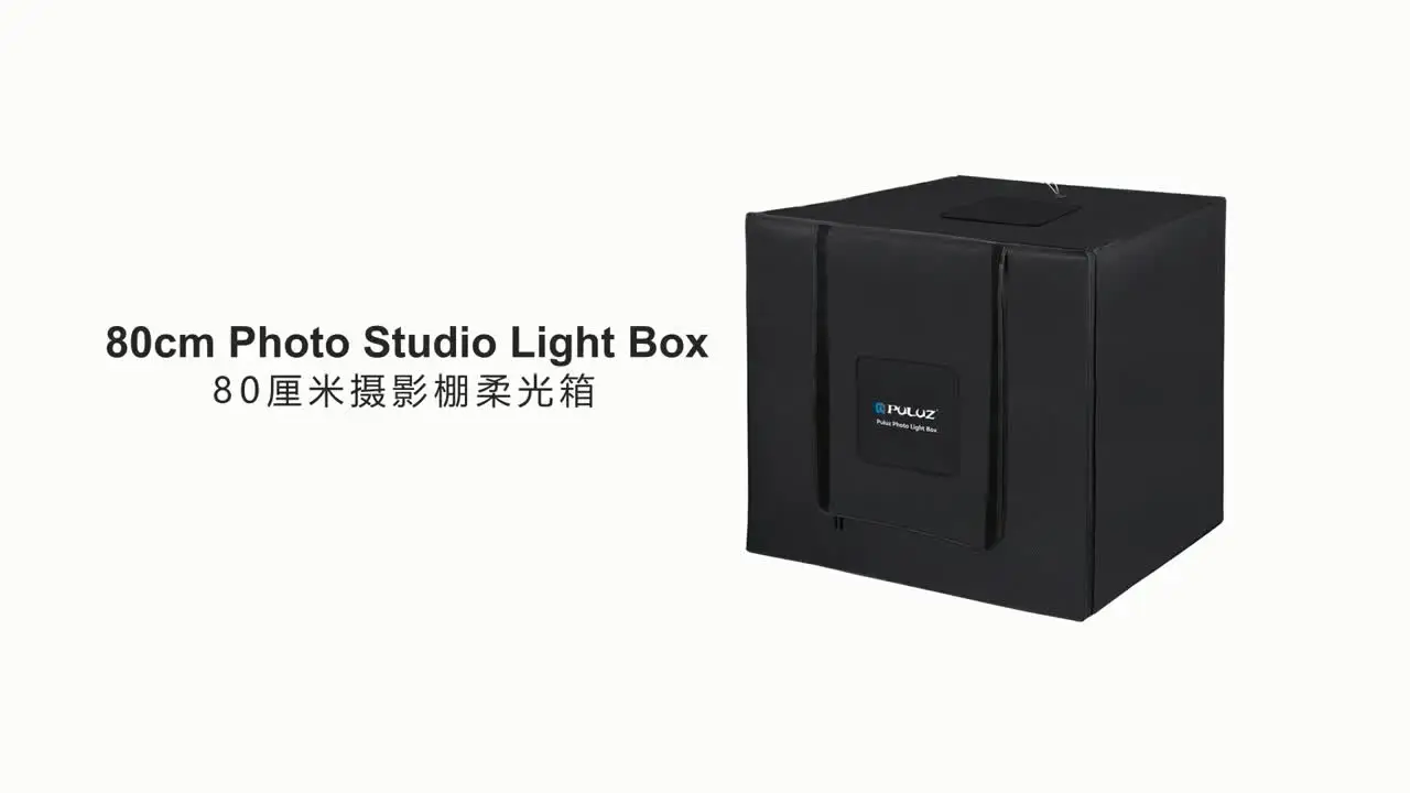 PULUZ 80cm Folding Portable 90W 14000LM High CRI White Light Photo