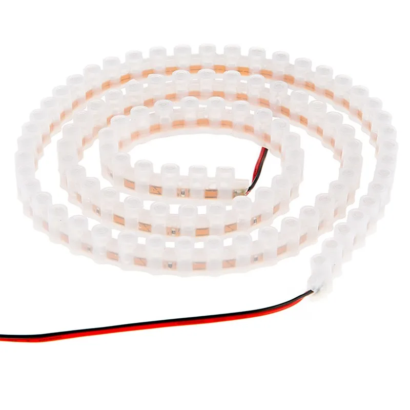 China Great Wall type RED RGB led light strip super soft silicone material cover car tail strip