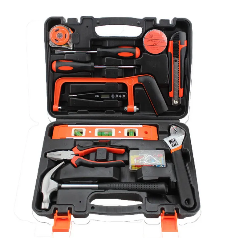 Hand Hardware Tool Set Gift Set 13pcs Woodworking Power Tool Kit Home