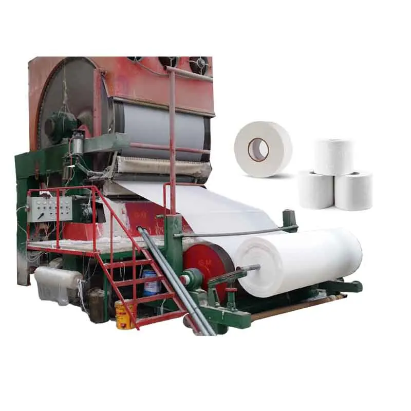 High Capacity Hemp Pulp Sugar Cane Toilet  Paper Making Machine factory