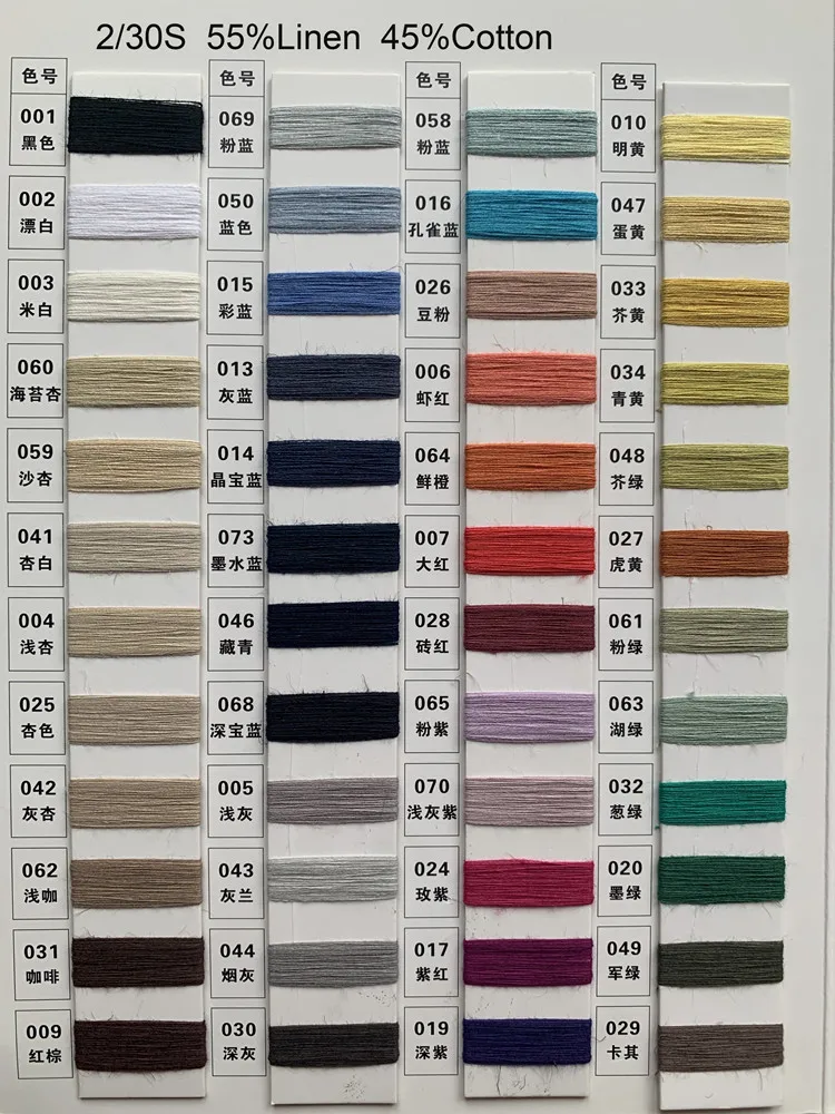 2-30S Linen Cotton