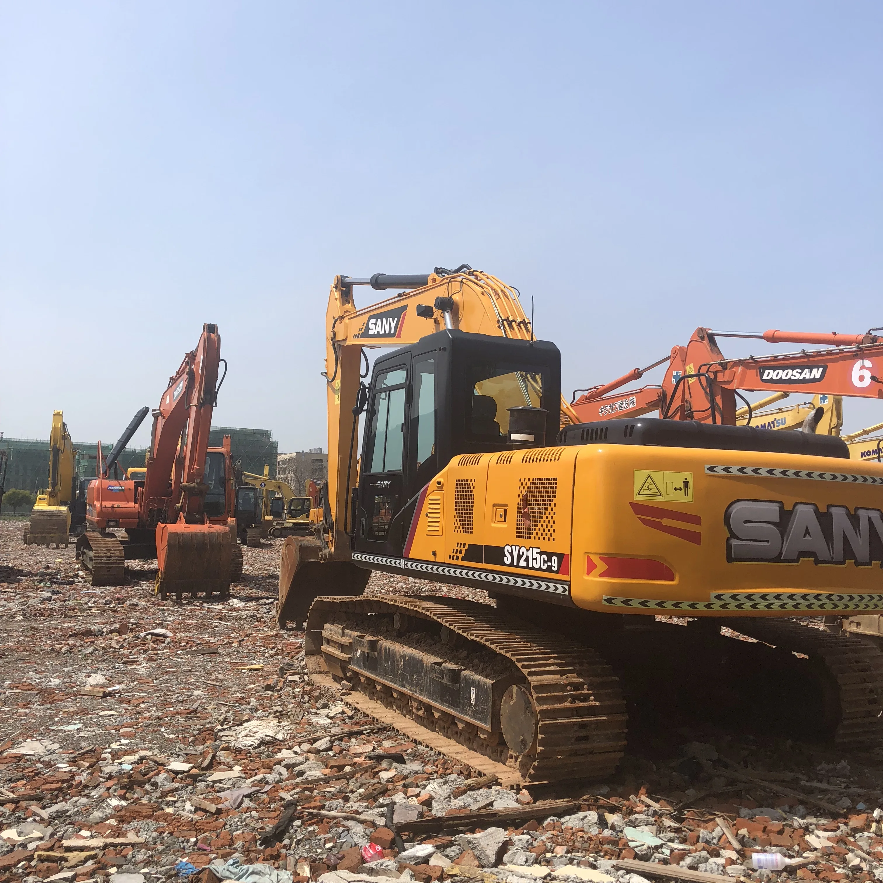 Used Crawler Excavator Sany Sy215c-9 For Sale,Used Sany Excavators ...