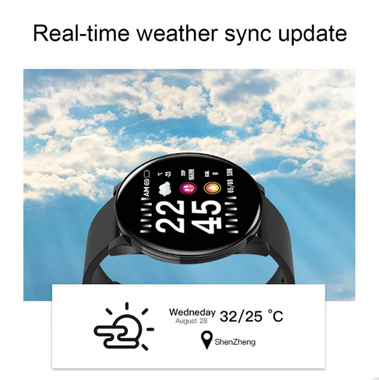 Amazon HOT Sale W8 Watch Heart Rate Monitor Pedometer Fitness Smart Bracelet W8
