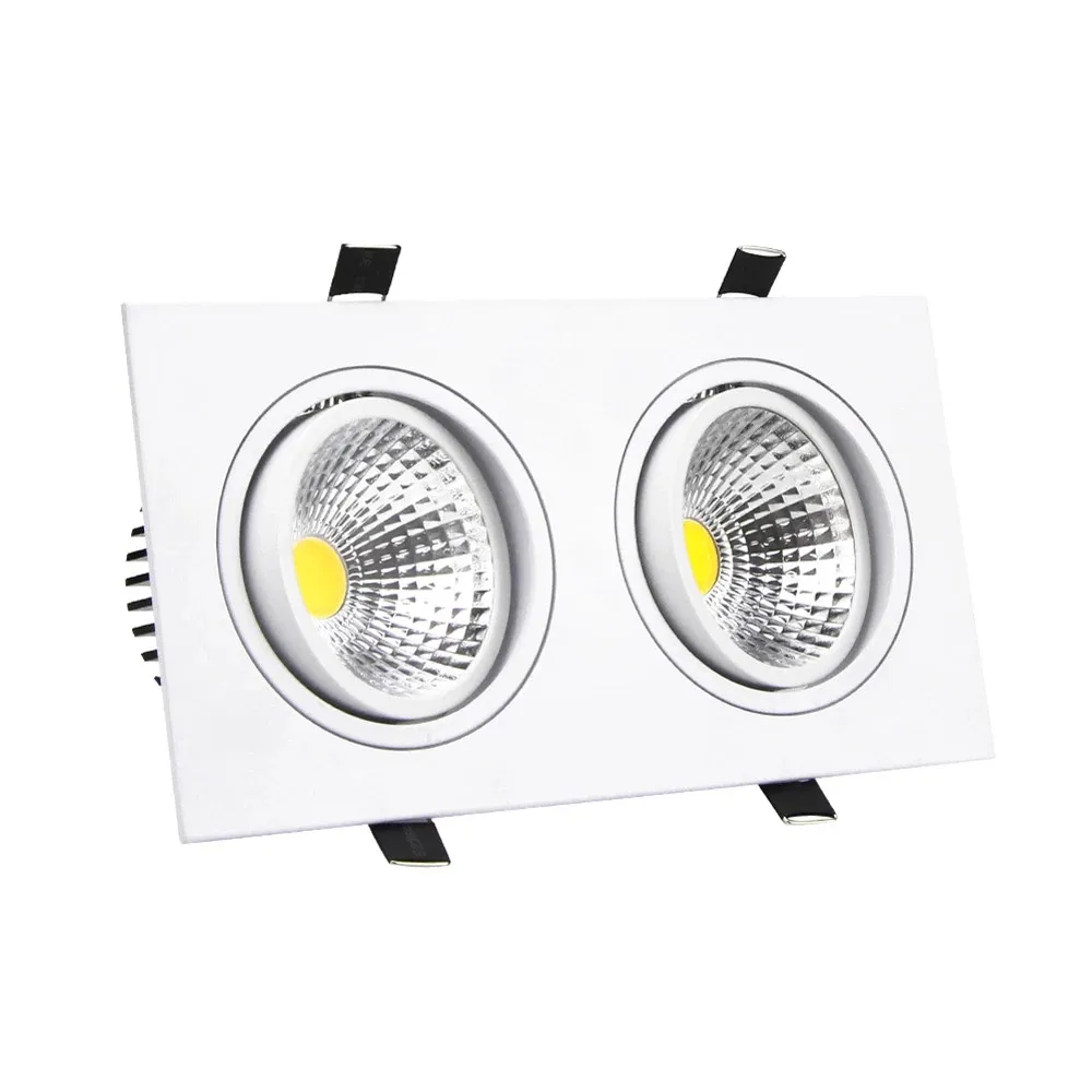 LED Ceiling Downlight 14W 18W 24W 30W LED COB Downlight AC110V 220V Square Recessed Dimmable LED Down Light LED Spot Light