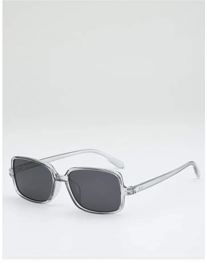 2026 New Cross-Border Vintage Square Sunglasses European And American Fashion Simple Rivet Unisex Flat Lens UV400 Full_voghion.com