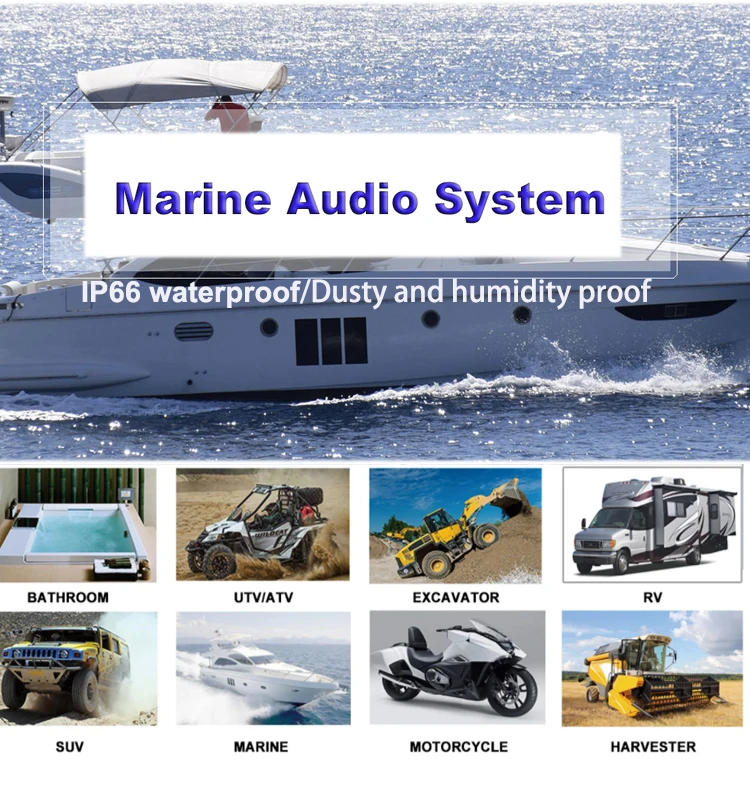 marine pa speaker waterproof tower speaker 6.5 inch subwoofer - ANKUX.COM