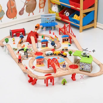 train station toy set