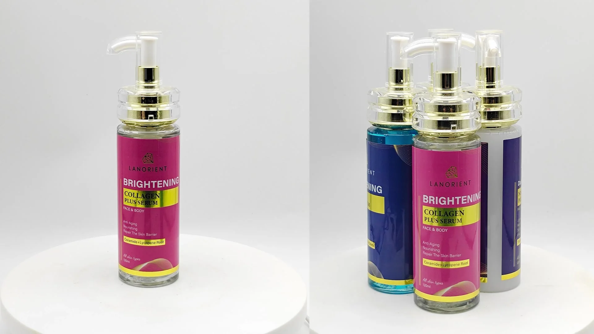 Oem Korean Skin Care Product Vitamin C Improves Pigmentation Brightening And Whitening L-glutathione Serum For Dark Skin