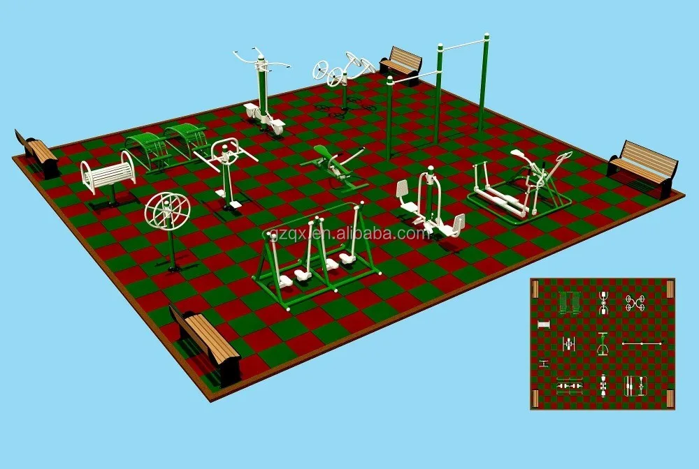 Guangzhou Wholesale Factory Outdoor Gym Equipment Fitness Cycling