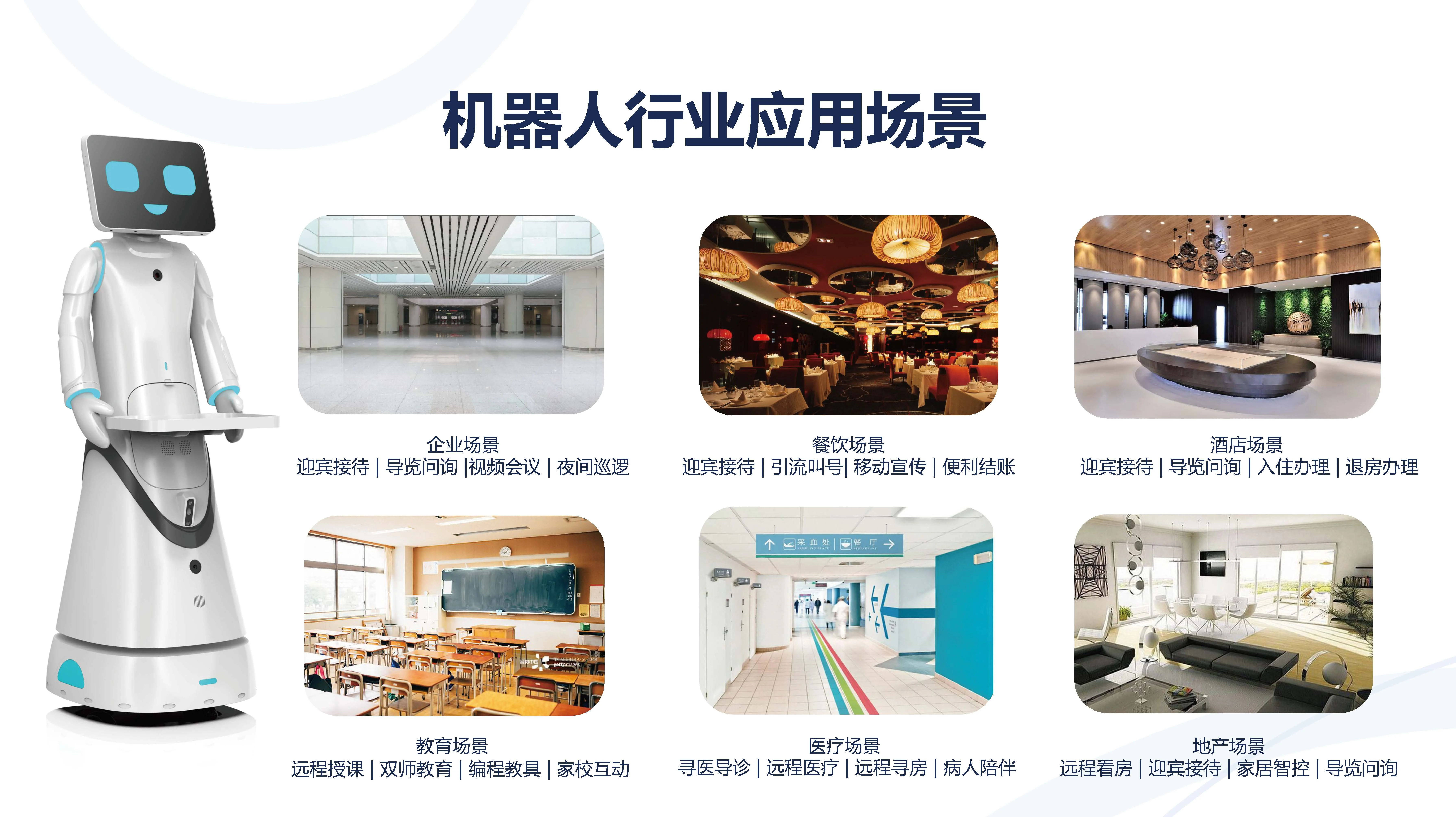 Xiao Qi Xiao Ju New Model Intelligent Robot Welcome Reception Automatic Delivery Service for Government Units Exhibitions Halls supplier