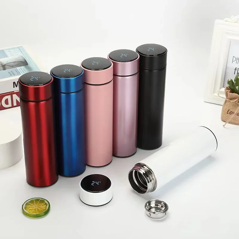 Termos Digitales Smart Drinkware 304 Stainless Steel Vacuum Flasks