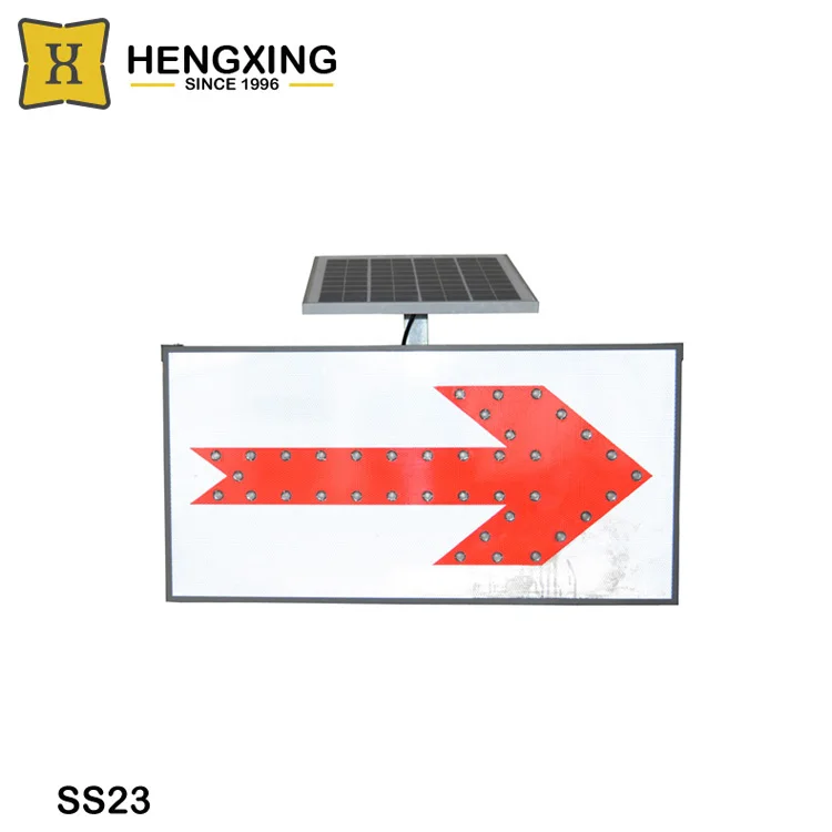 CE Certificate Solar Flashing LED Direction Sign Board from China ...
