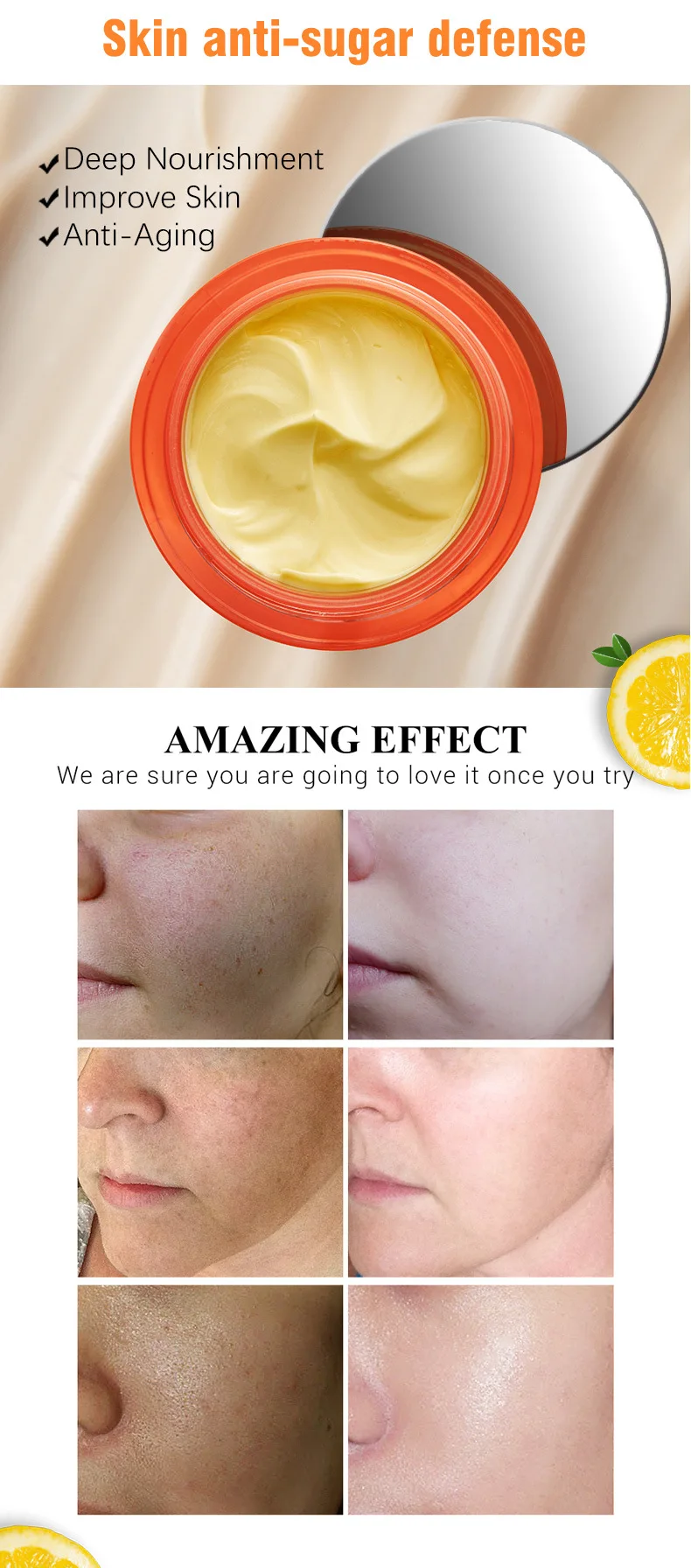 Disaar Skin Care Moisturizing Whitening Vitamin C Facial Cream
