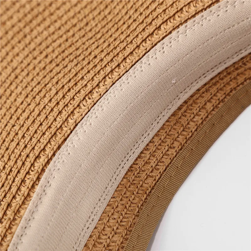 Foldable Sun Visor Hats For Women Summer Wide Brim Hat UV Protection Cap