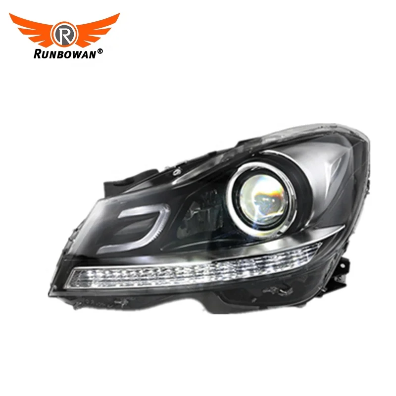 Original Genuine Quality Headlamps For Mercedes Benz W204 C Class Headlight 2013-2014 LED With AFS Car Auto Accessories Assembly