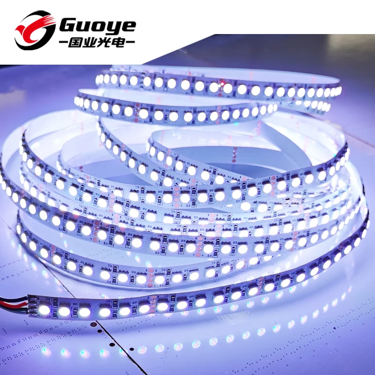 Factory direct sales High bright smd 5050 rgb colored led light 120leds/meter led light strip cri80 90 DC12v 24v 12mm width