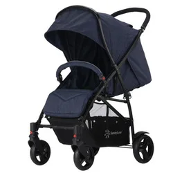 brand baby stroller 3 in 1 leather baby prame europe baby