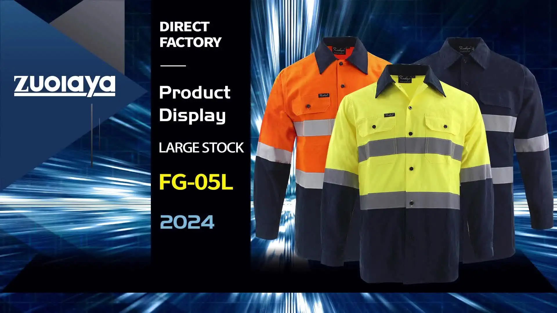 Hi Vis Reflective Safety Workwear Men's Outdoor Shirts