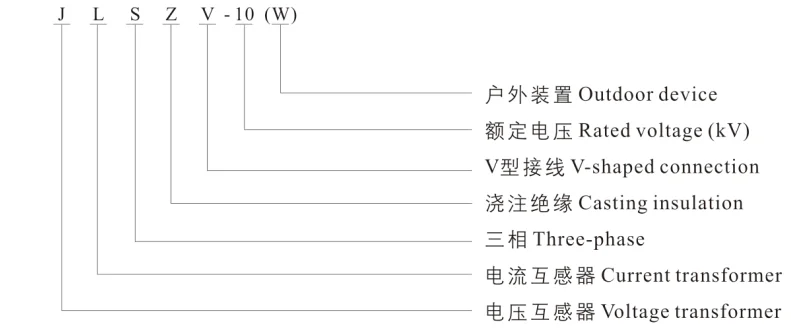 שנאי מדידה חשמלית JLSZV 6kV 10kV סוג יבש