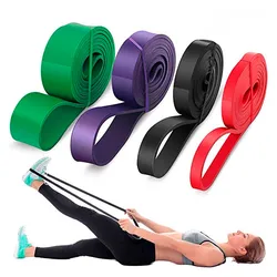 EU Free Air Shipping High Quality Colorful Latex Fitness Elastic Resistance Pull Up Bands Thick Exercise Strap Loop