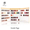 Hair Dye Color Chart design to Display Hair Colors red