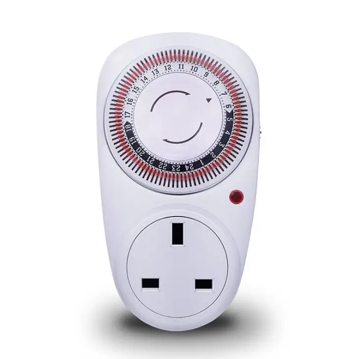 24hours Mechanical Countdown Cyclic Timer Switch Socket For Eu Us Uk