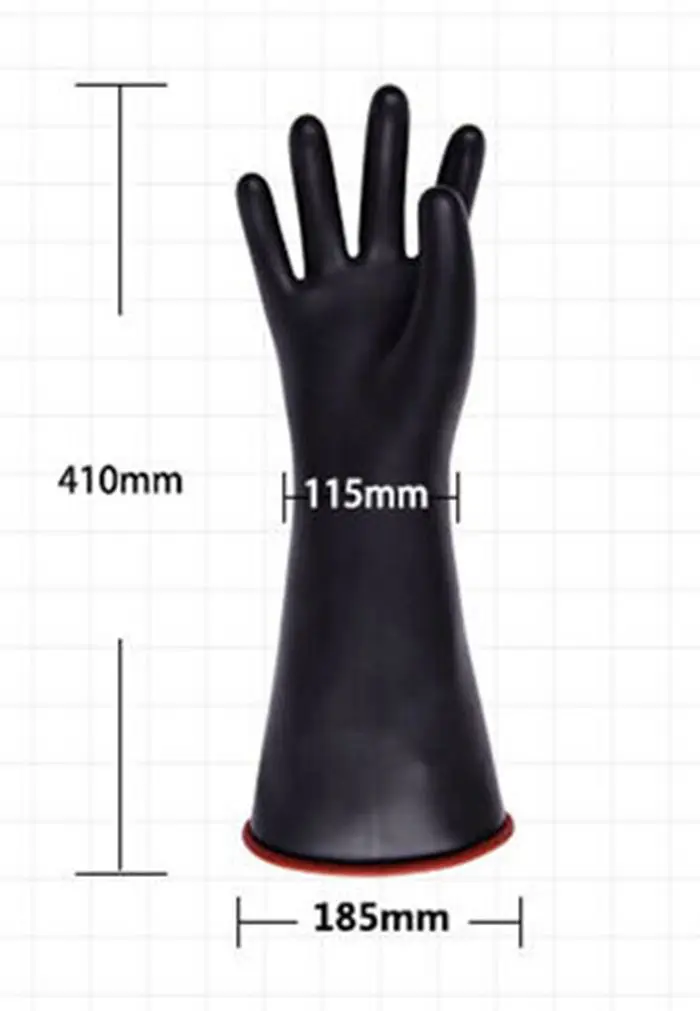 Astm D120 Power Industrial Use Soft Latex Class 3 Gloves High Voltage