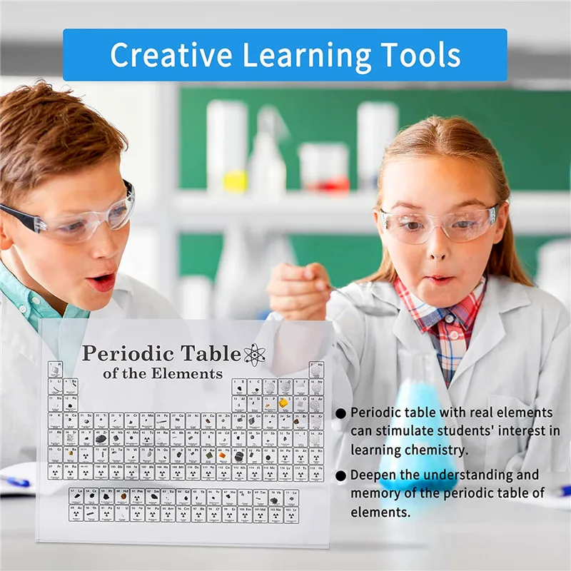 Periodic Table Of Elements With 83 Real Elements Acrylic Periodic Table