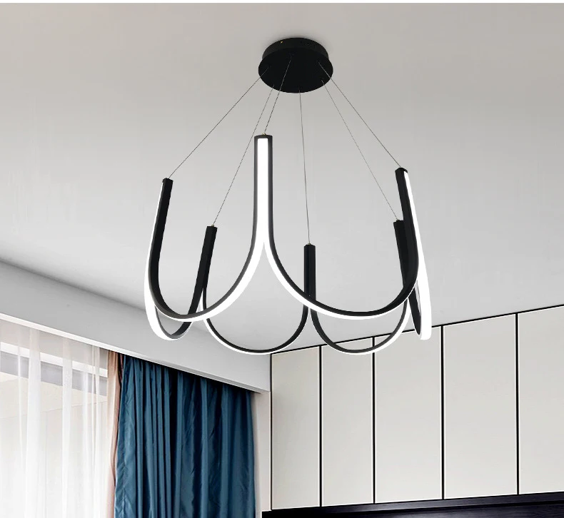 Modern minimalist living room lamp atmosphere high-end post-modern creative bedroom lamp dining room chandelier