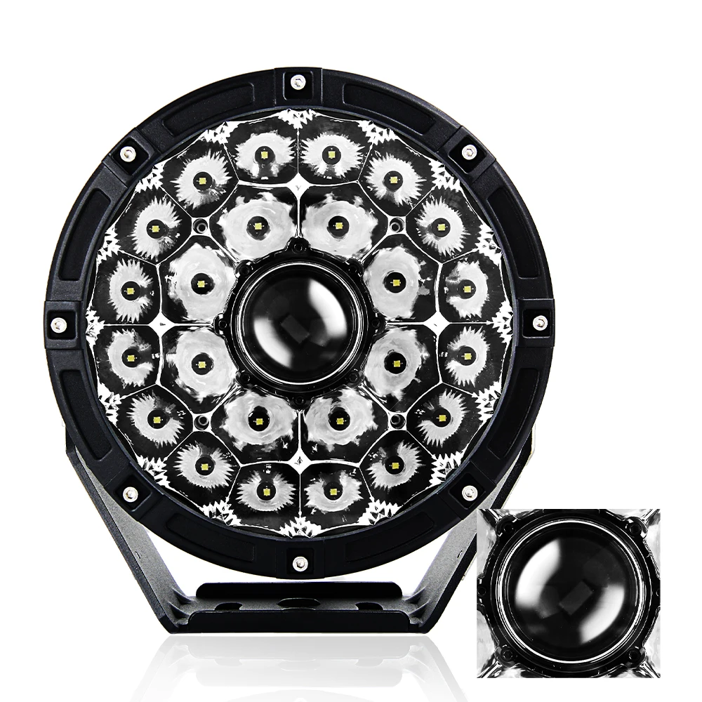 Truck Tractor Suv Boat Car Offroad Spot Beam Fog Driving Lamp 16600Lm 8.5Inch 2000Meters Led Laser Working Light