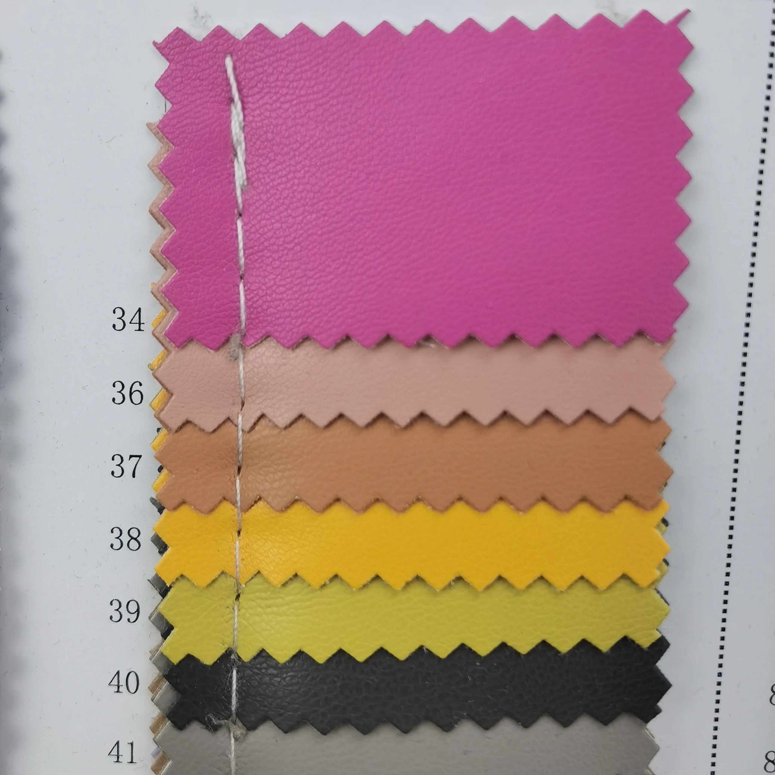 Ready To Ship 0.7mm Soft Pu Leather Fabric For Making Clothes 54 Inch Faux Leather For Garment