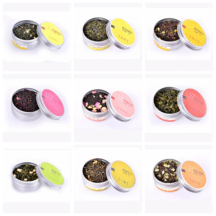 In Stock Dried Fruit Tea Blends Custom Logo Loose Leaf Flavored Tea