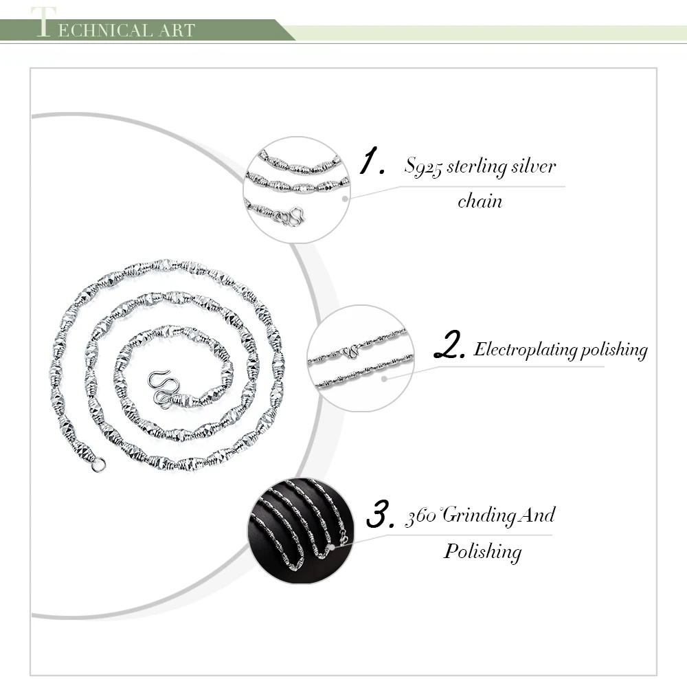 Hot Selling 925 Sterling Silver Chain For Men