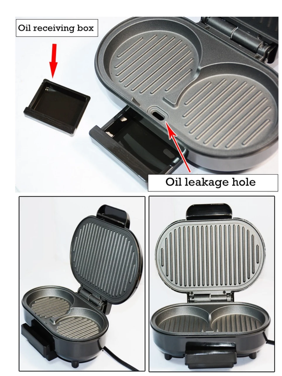 Steak Electric Hamburger Grill Sandwich Hamburger Maker Egg Frying Pan