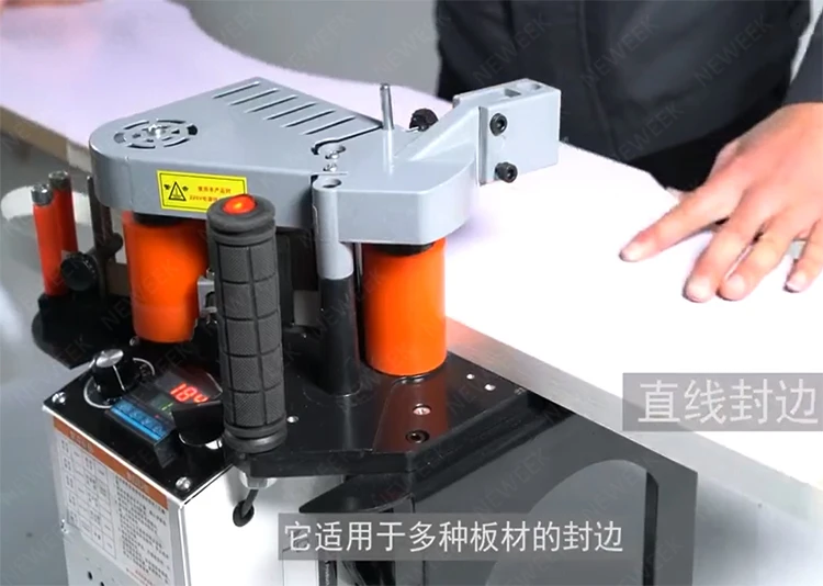 manual wood-based panel small 45 degree edge banding machine edge bander