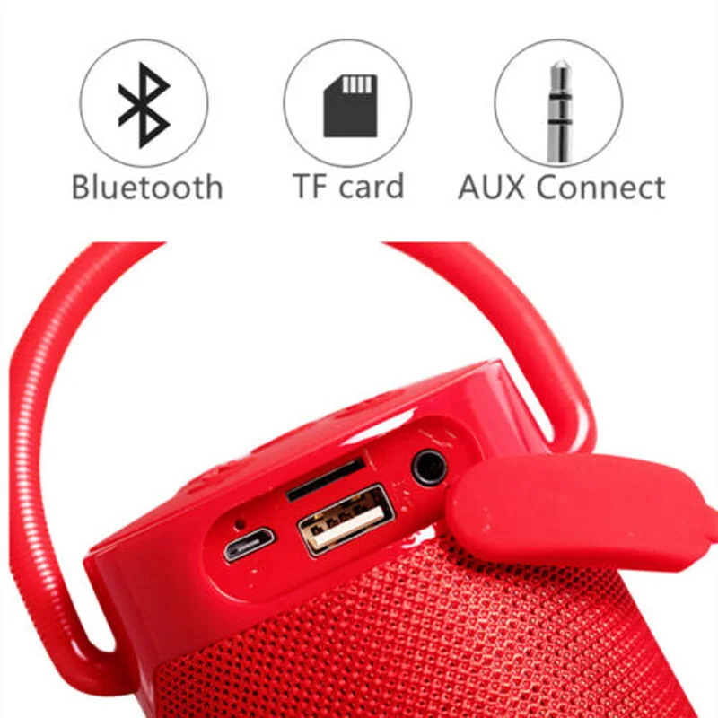SIAKI 30W high power TG138 outdoor waterproof portable stereo wireless BT speaker car subwoofer support FM radio TF card - ANKUX.COM