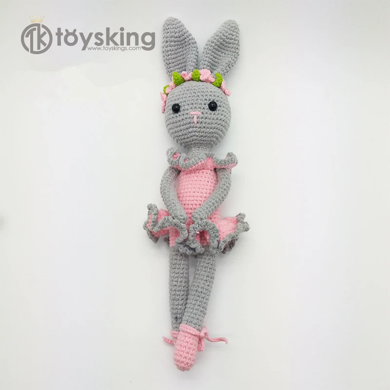 crochet bunny ballerina