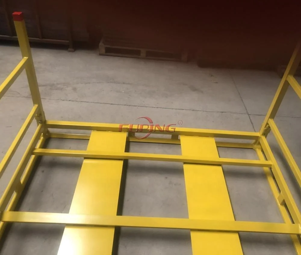 
Customized Logistics Foldable Steel Collapsible tyre Container 